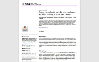 Environmental enteric dysfunction pathways and child stunting: A systematic review