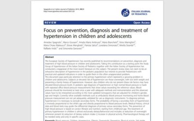 Focus on prevention, diagnosis, and treatment of hypertension in children and adolescents