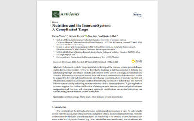 El sistema inmunitario se beneficia significativamente  gracias al consumo de una dieta diversa