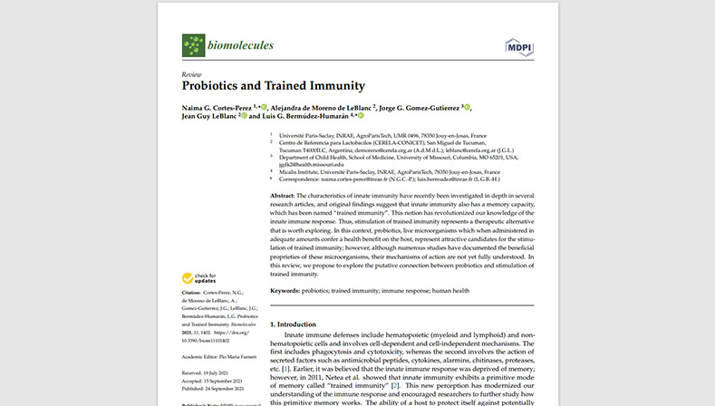 Consumo de probioticos Estrecha relacion con la regulación del sistema inmunitario