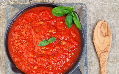 Salsa de tomate rápida para pasta