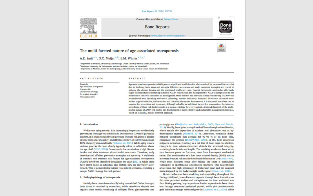 Conoce de manera detallada la historia natural de la osteoporosis: Su comprensión te permitirá prevenirla para llegar a una vida adulta sana